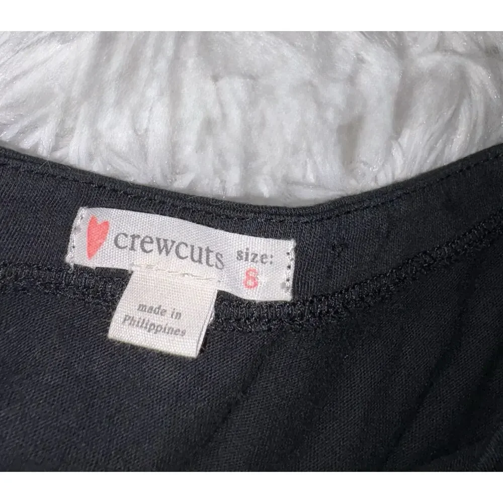 Crewcuts Girls 8 Black Holiday Plaid Skirt Design Party Dress. Beaut, Exc. Cond